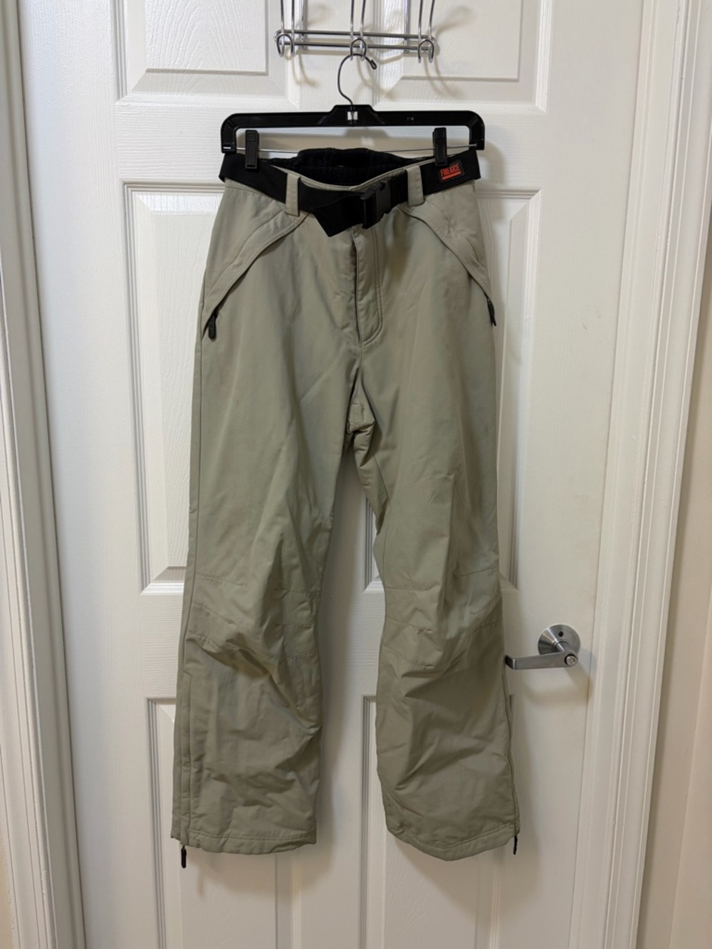 Bogner Fire & Ice Black and Beige Ski Pants Waist Detail